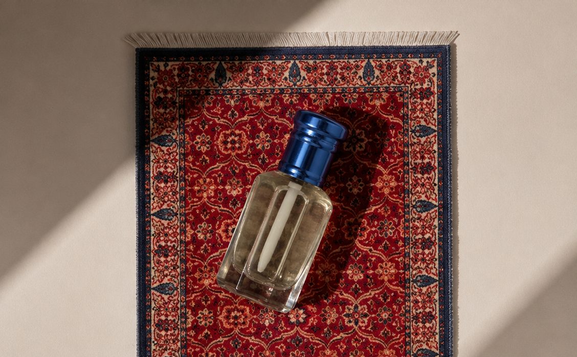 Turath pure oud attar oil bottle